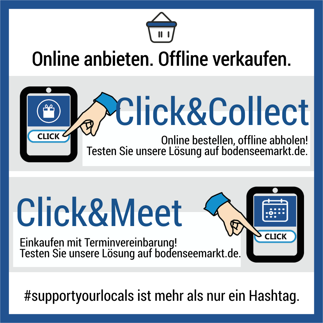 Ihre Click&Collect und Click&Meet Lösung aus Konstanz
